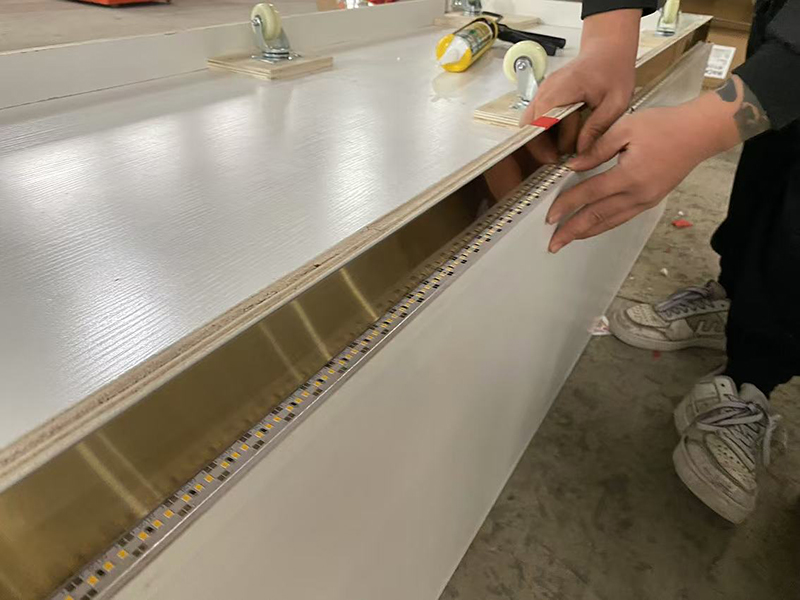 LED lighting jewelry display cabinet