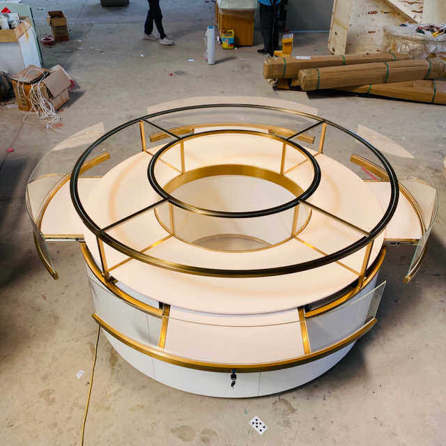 مجموعة خزانة المجوهرات على شكل مروحة