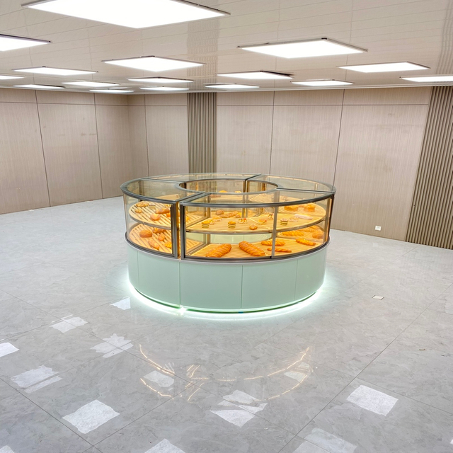 خزانة عرض خبز مستديرة